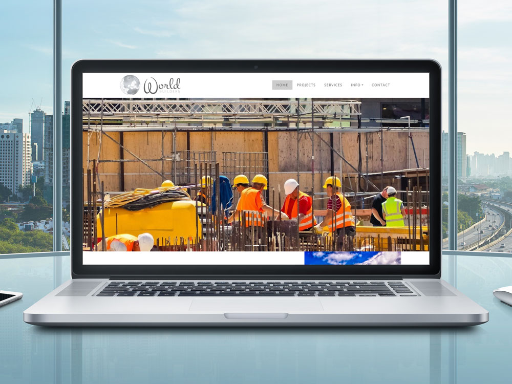 Image of Broadbiz Website Builder demo website - World Builders