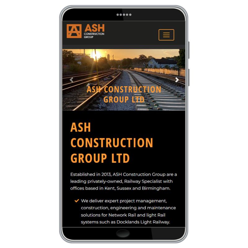Ash Civil Construction Group Gallery Image - Broadbiz Web Services Ltd.
