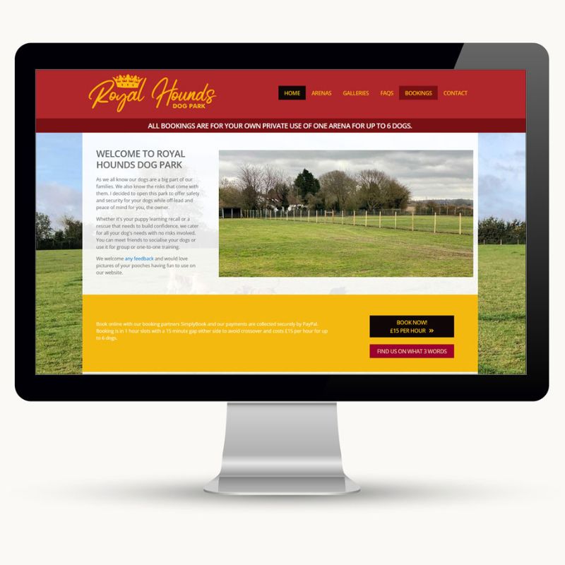 Royal Hounds Dog Park Cover Photo - Broadbiz Web Services Ltd.