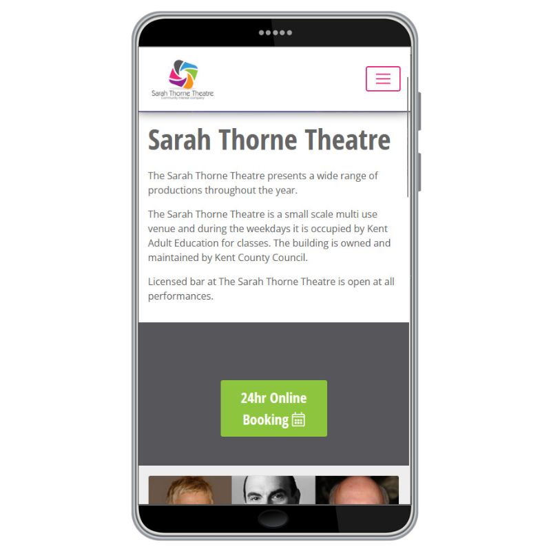 Sarah Thorne Theatre Gallery Image - Broadbiz Web Services Ltd.