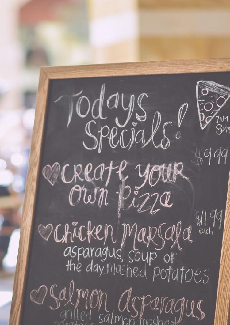 Image of the Lunch Menu and Orange Pepper Bar & Kitchen