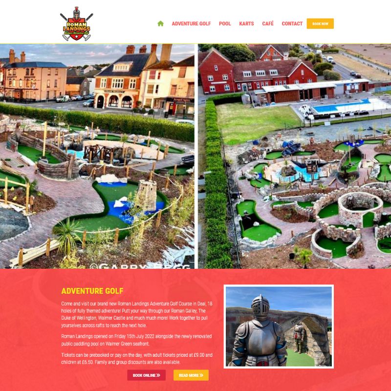 Image representing Website Launch: Walmer Adventure Golf from Broadbiz Web Services Ltd.